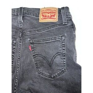 Levi’s High Waisted Mom Jeans Black High Rise Tapered Size 27